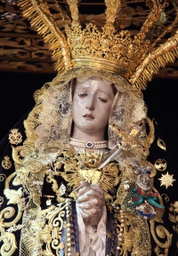 La Virgen de los Dolores vuelve al culto púlico.
